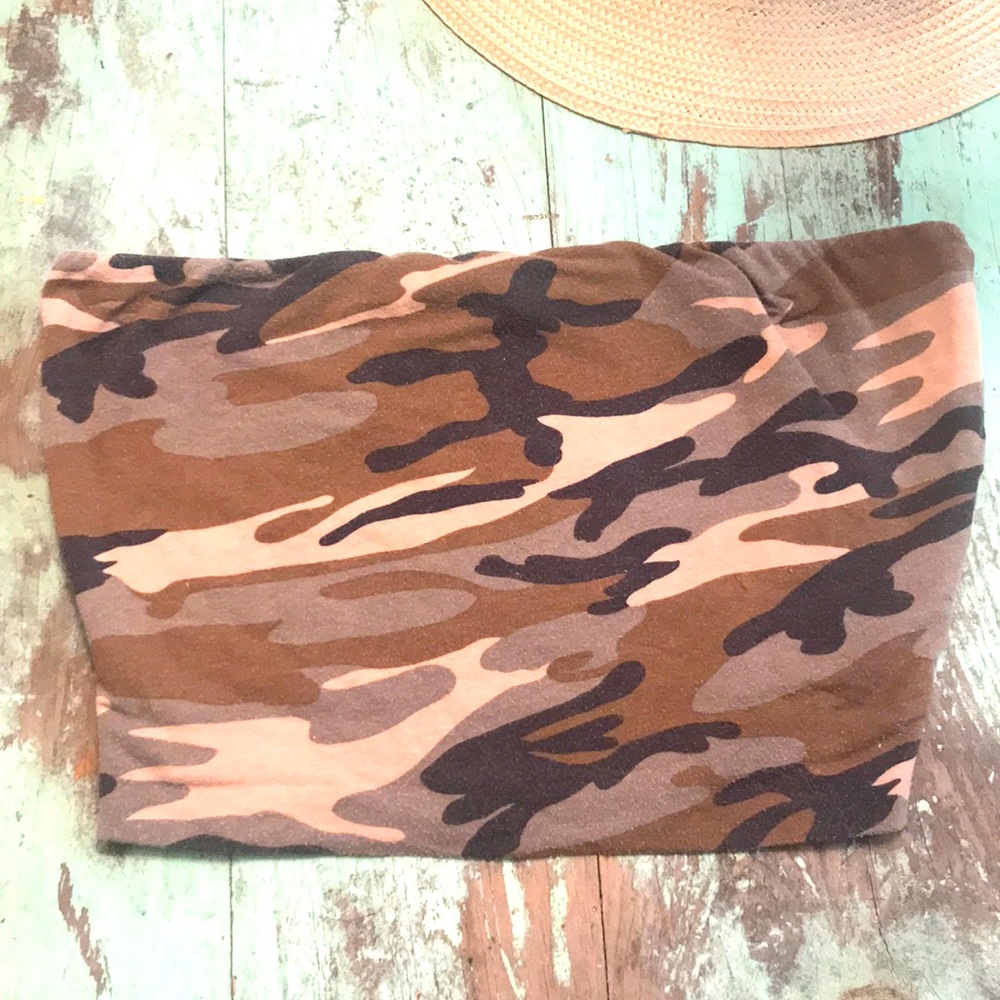 Camo crop top